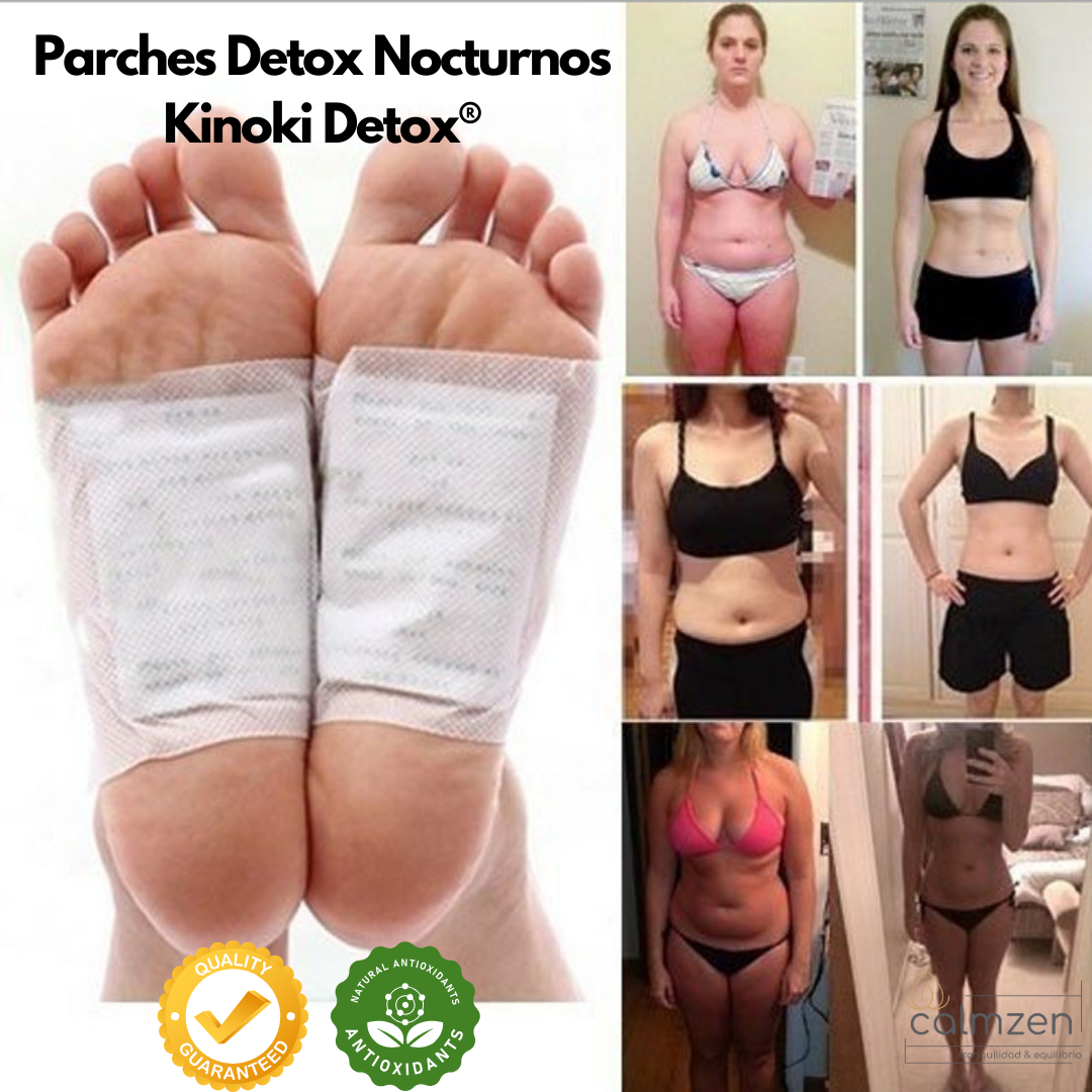 Parches Detox Nocturnos Kinoki Detox® Promo 3 Packs (30 unidades)