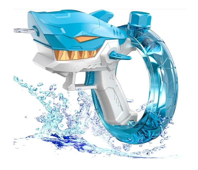 PISTOLA DE AGUA TIBURON ELECTRICA - CARGA USB